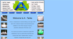 Desktop Screenshot of a-tanks.co.uk